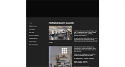 Desktop Screenshot of frankiebabysalon.com